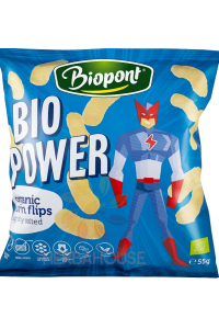 Biopont Bio Power Chips de porumb fără gluten, ușor sărate (55g) Obrázok pre Biopont Bio Power Chips de porumb fără gluten, ușor sărate (55g)