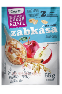 Cornexi Terci de ovăz cu mere și scorțișoară fără zahăr cu îndulcitor (55g) Obrázok pre Cornexi Terci de ovăz cu mere și scorțișoară fără zahăr cu îndulcitor (55g)