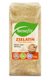 Benefitt Gelatina alimentară transparentă 200 bloom - carne de vită (250g) Obrázok pre Benefitt Gelatina alimentară transparentă 200 bloom - carne de vită (250g)