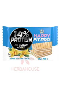 Flis Happy Fit Pro Napolitane cu umplutură de vanilie fără zahăr (95g) Obrázok pre Flis Happy Fit Pro Napolitane cu umplutură de vanilie fără zahăr (95g)