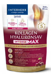 Interherb Intense MAX Pudră de colagen cu acid hialuronic și îndulcitor - cocktail de cireșe (340g) Obrázok pre Interherb Intense MAX Pudră de colagen cu acid hialuronic și îndulcitor - cocktail de cireșe (340g)