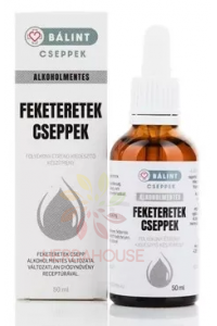 Bálint cseppek Picături de ridiche neagră cu extract natural pentru digestie, ficat și detoxifiere - fără alcool (50ml) Obrázok pre Bálint cseppek Picături de ridiche neagră cu extract natural pentru digestie, ficat și detoxifiere - fără alcool (50ml)