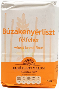 Első Pesti Malom Făină de pâine de grâu semiușoară (1000g) Obrázok pre Első Pesti Malom Făină de pâine de grâu semiușoară (1000g)
