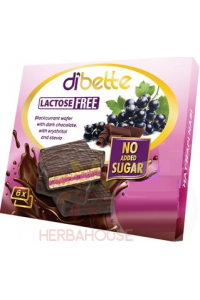 Dibette Napolitane umplute cu cremă de coacăze negre, înmuiată în ciocolată neagră cu eritritol și stevia (96g) Obrázok pre Dibette Napolitane umplute cu cremă de coacăze negre, înmuiată în ciocolată neagră cu eritritol și stevia (96g)