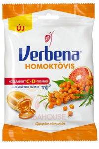 Verbena Bomboane de cătină cu vitamina C + D (60g) Obrázok pre Verbena Bomboane de cătină cu vitamina C + D (60g)