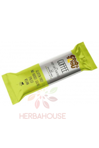 Good4You Baton de cafea fără gluten cu ciocolată cu lapte de cocos cu eritritol și stevie (25g) Obrázok pre Good4You Baton de cafea fără gluten cu ciocolată cu lapte de cocos cu eritritol și stevie (25g)