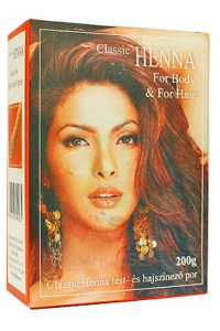 Classic Henna 100% Henna clasică pentru păr și corp sub formă de pudră (200g) Obrázok pre Classic Henna 100% Henna clasică pentru păr și corp sub formă de pudră (200g)
